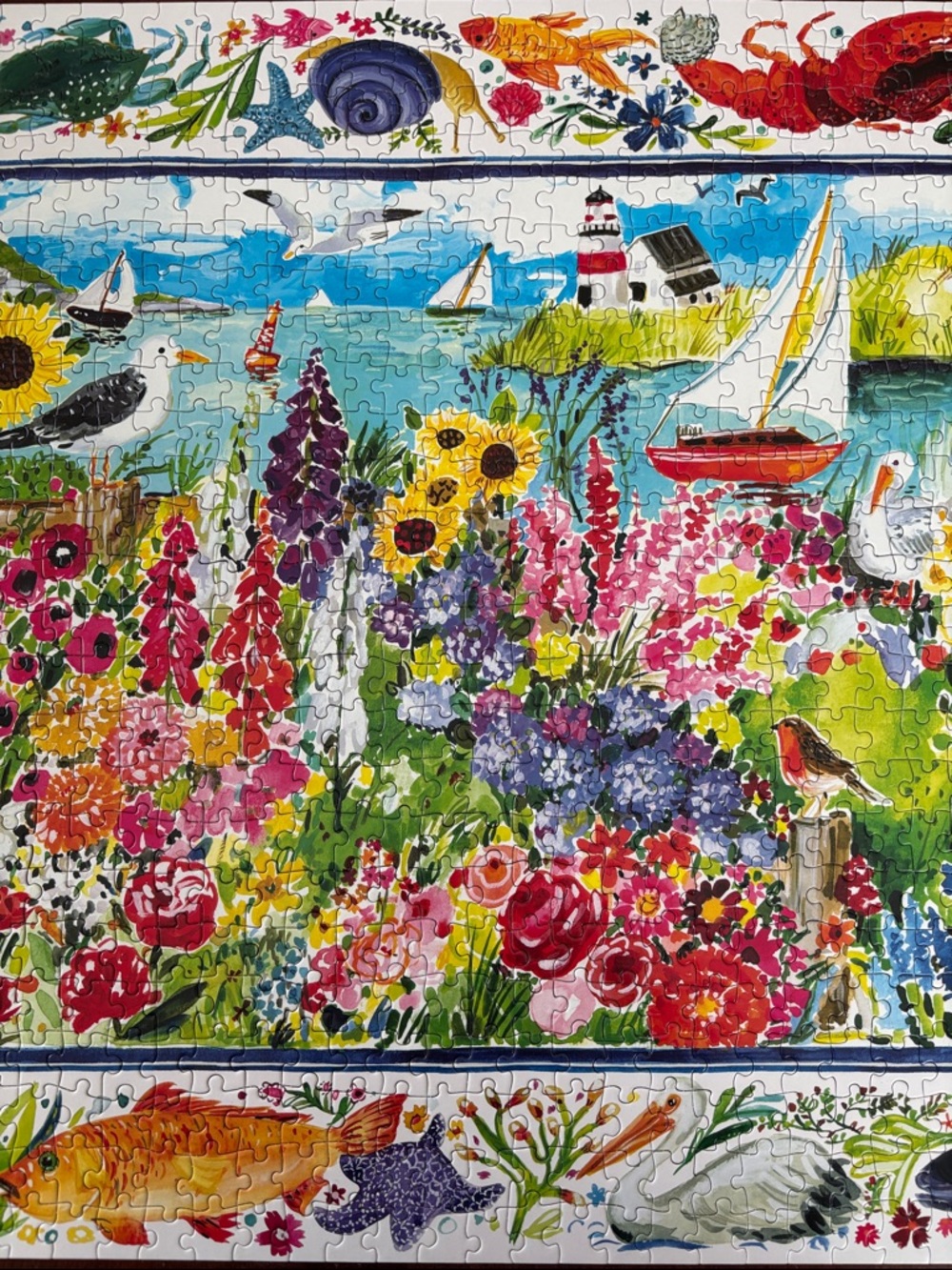 Seagull Garden Eeboo 1000 piece puzzle